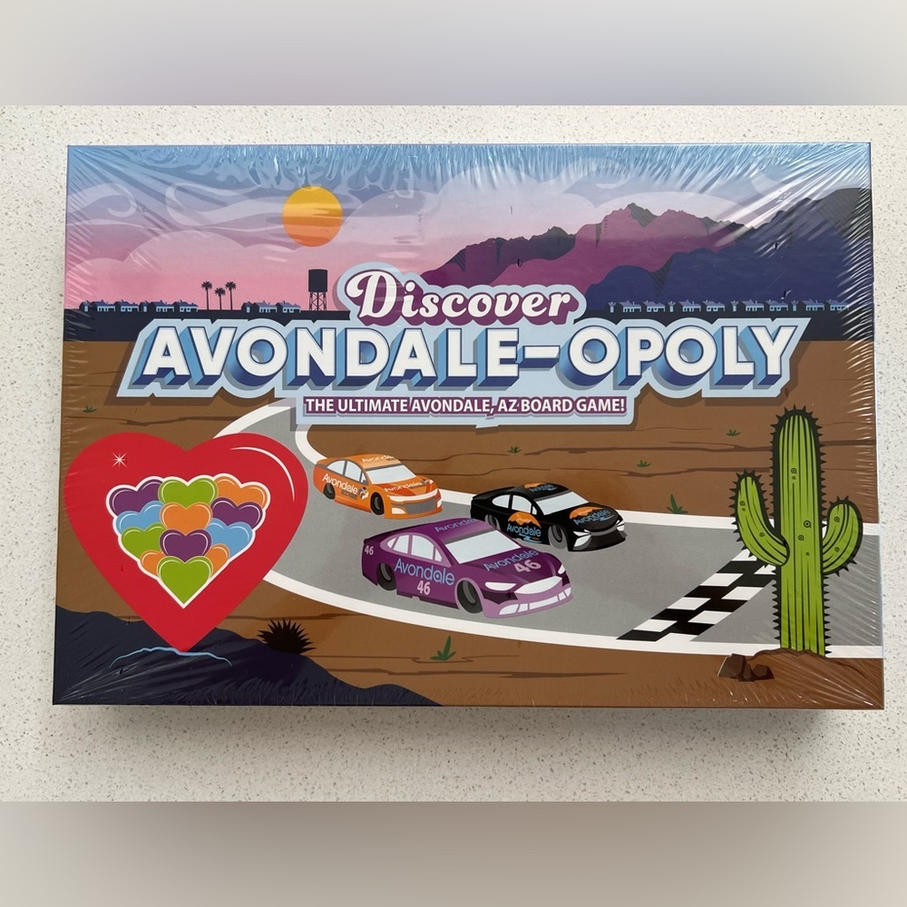 Discover Avondale-Opoly Board Game - Avondale Purple